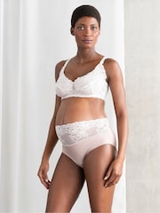 Seraphine Cream Mid Bump Briefs - Image 1 of 3