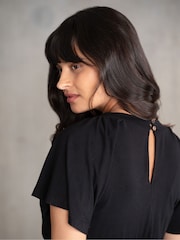 Seraphine Maternity Black Jumpsuit - Imagen 6 de 8