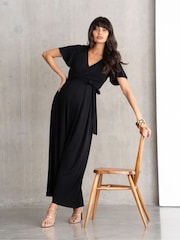Seraphine Maternity Black Jumpsuit - Imagen 8 de 8