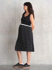Seraphine Maternity Black Dress - Image 3 of 7