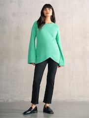 Seraphine Slim Underbump Black Jeans - Image 3 of 5
