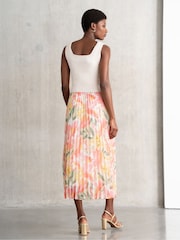 Seraphine Maternity Cream Dress with Topper - Image 2 of 6