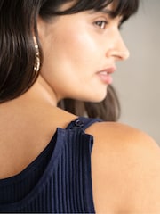 Seraphine Maternity Blue Dress with Topper - Image 5 of 5