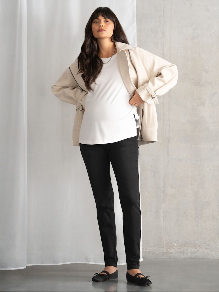Seraphine Overbump Skinny Black Jeans - Image 4 of 4