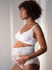 Seraphine Cream Wired Lace Nursing Bra - Image 2 of 4