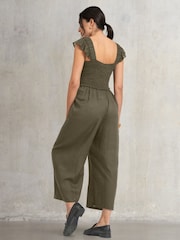 Seraphine Maternity Green Jumpsuit - Imagen 3 de 5