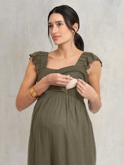 Seraphine Maternity Green Jumpsuit - Imagen 5 de 5