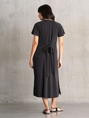 Seraphine Maternity Black T-Shirt Dress - Image 2 of 4