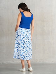 Seraphine Blue Maternity Dress with Topper - Image 2 of 6