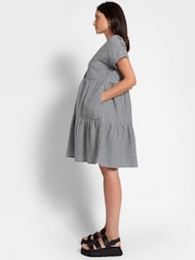 Seraphine Blue Nursing Gingham Dress - Image 3 of 10