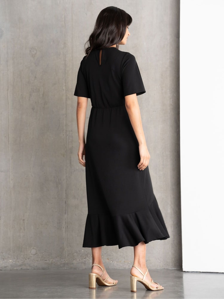 Seraphine Jersey Maternity Black Dress - Image 2 of 4