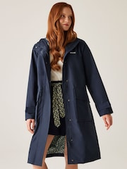 Regatta Blue Orla Kiely Waterproof II Jacket - Image 1 of 8