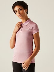 Regatta Pink Womens Remex II Active Polo Shirt - Image 1 of 7