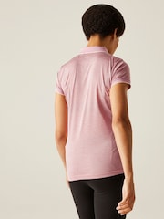 Regatta Pink Womens Remex II Active Polo Shirt - Image 2 of 7