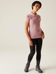 Regatta Pink Womens Remex II Active Polo Shirt - Image 3 of 7