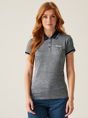 Regatta Blue Womens Remex II Active Polo Shirt - Image 1 of 8