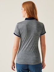 Regatta Blue Womens Remex II Active Polo Shirt - Image 3 of 8