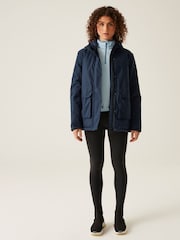 Regatta Blue Womens Ezdale Waterproof Jacket - Image 3 of 6