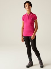Regatta Pink Womens Remex II Active Polo Shirt - Image 4 of 7