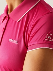 Regatta Pink Womens Remex II Active Polo Shirt - Image 5 of 7