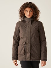 Regatta Brown Womens Ezdale Waterproof Jacket - Image 1 of 6