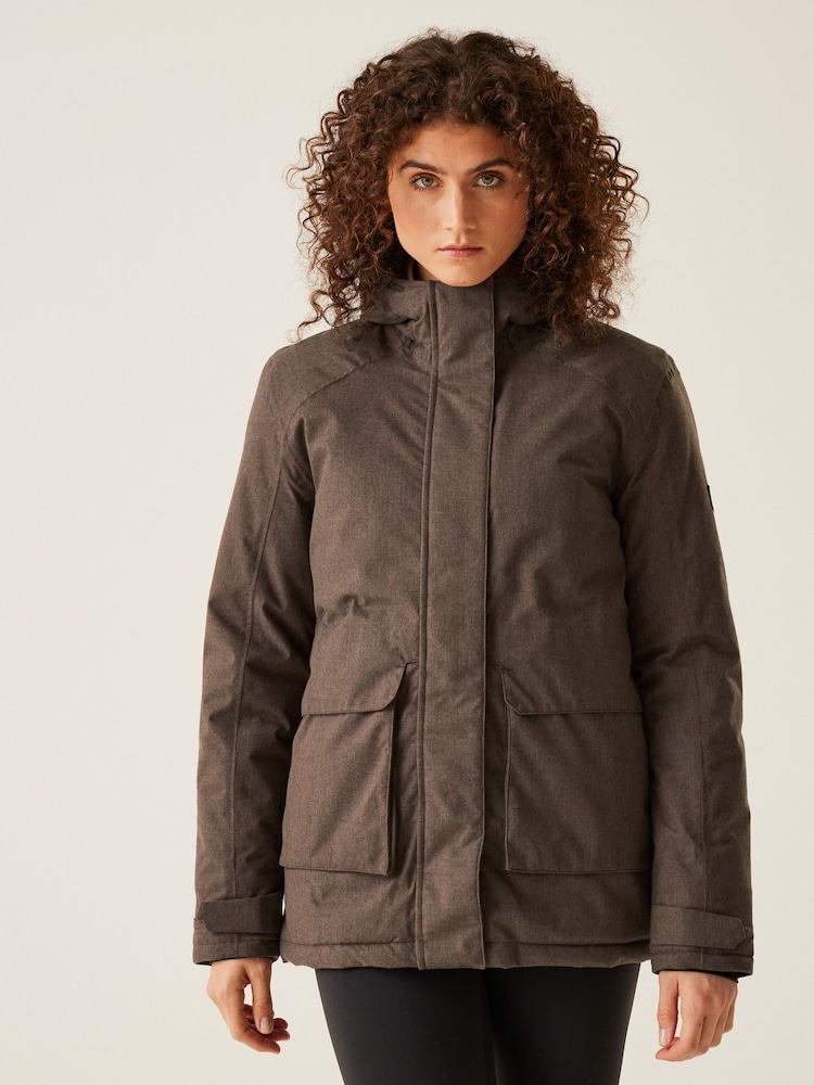 Regatta Brown Womens Ezdale Waterproof Jacket - Image 1 of 6