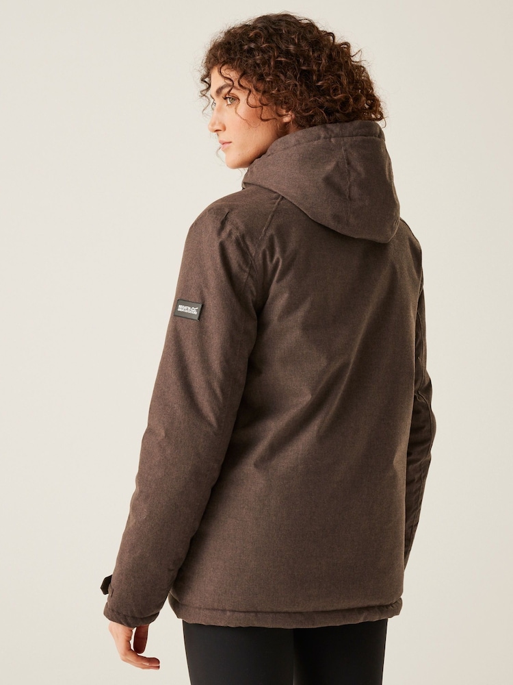 Regatta Brown Womens Ezdale Waterproof Jacket - Image 2 of 6