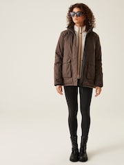 Regatta Brown Womens Ezdale Waterproof Jacket - Image 3 of 6