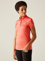 Regatta Orange Womens Remex II Active Polo Shirt - Image 2 of 8