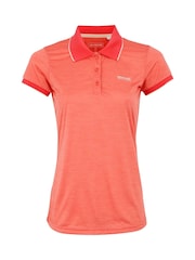 Regatta Orange Womens Remex II Active Polo Shirt - Image 6 of 8