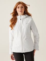 Regatta White Womens Frelton Waterproof Jacket - Image 1 of 8