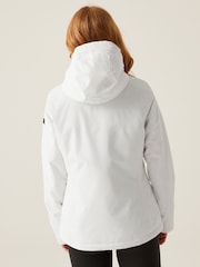 Regatta White Womens Frelton Waterproof Jacket - Image 2 of 8