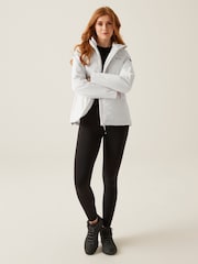 Regatta White Womens Frelton Waterproof Jacket - Image 3 of 8