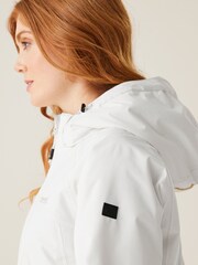 Regatta White Womens Frelton Waterproof Jacket - Image 4 of 8