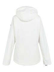 Regatta White Womens Frelton Waterproof Jacket - Image 8 of 8