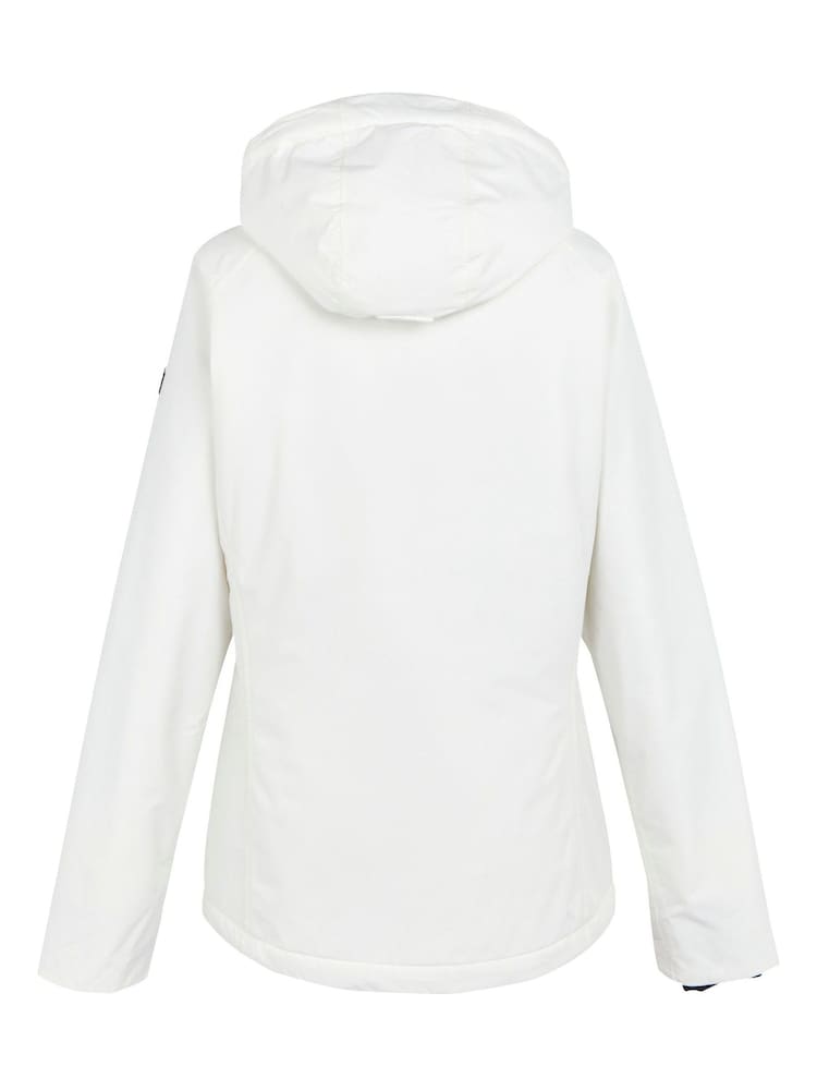Regatta White Womens Frelton Waterproof Jacket - Image 8 of 8
