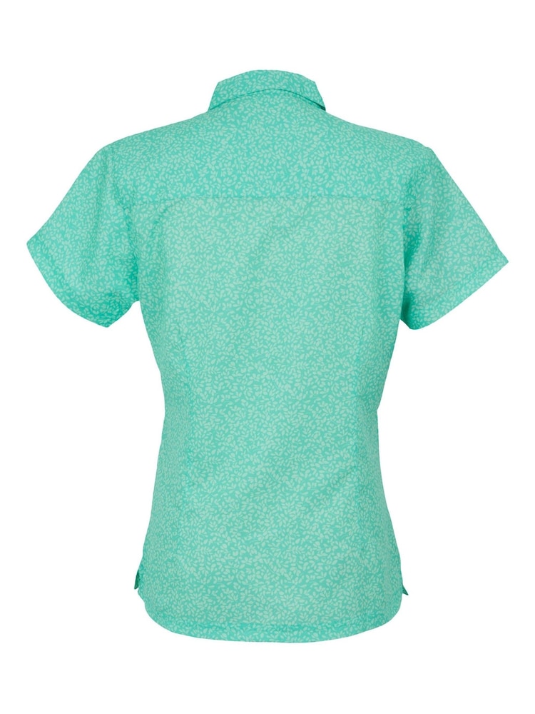 Regatta Blue Womens Mindano VIII Short Sleeve Shirt - Image 6 of 6