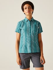 Regatta Blue Womens Mindano VIII Short Sleeve Shirt - Image 1 of 6