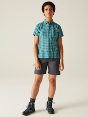 Regatta Blue Womens Mindano VIII Short Sleeve Shirt - Image 3 of 6