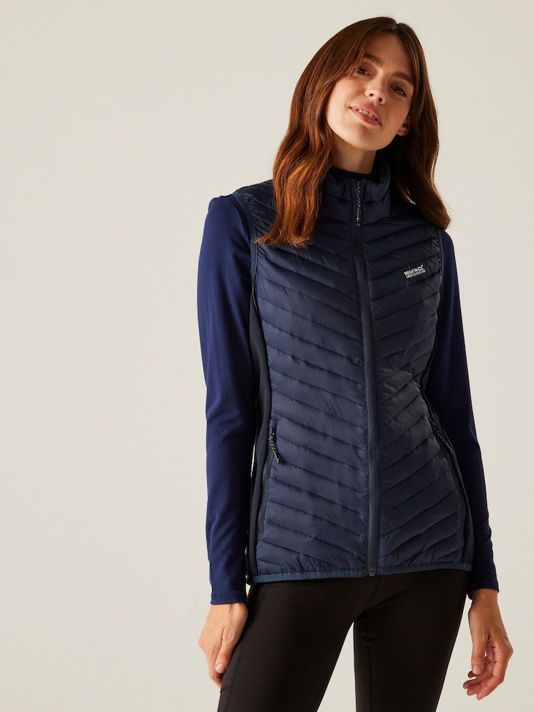 Regatta Blue Womens Anderson Hybrid Body Warmer - Image 1 of 4
