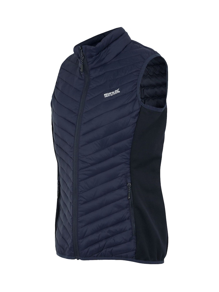 Regatta Blue Womens Anderson Hybrid Body Warmer - Image 4 of 4