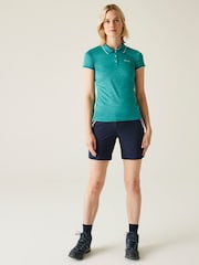 Regatta Blue Chrome Womens Remex II Active Polo Shirt - Image 3 of 7