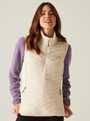 Regatta Cream Womens Anderson Hybrid Body Warmer - Image 1 of 7