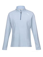 Синий - Легкий флисовый топ с короткой молнией Regatta Montes - Изображение 5 из 7