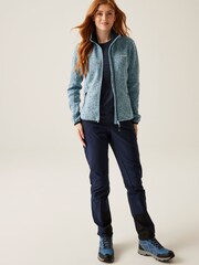 Regatta Blue Chrome Womens Newhill Full Zip Fleece - Image 4 of 7
