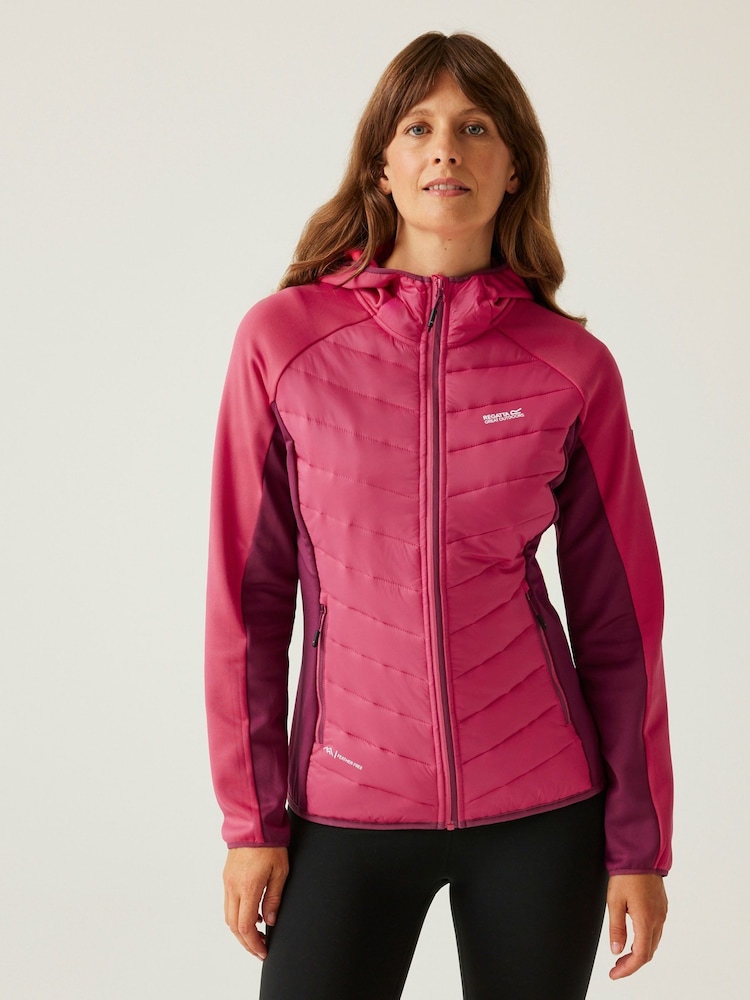 Regatta Pink Womens Andreson VIII Hybrid Walking Jacket - Image 1 of 9