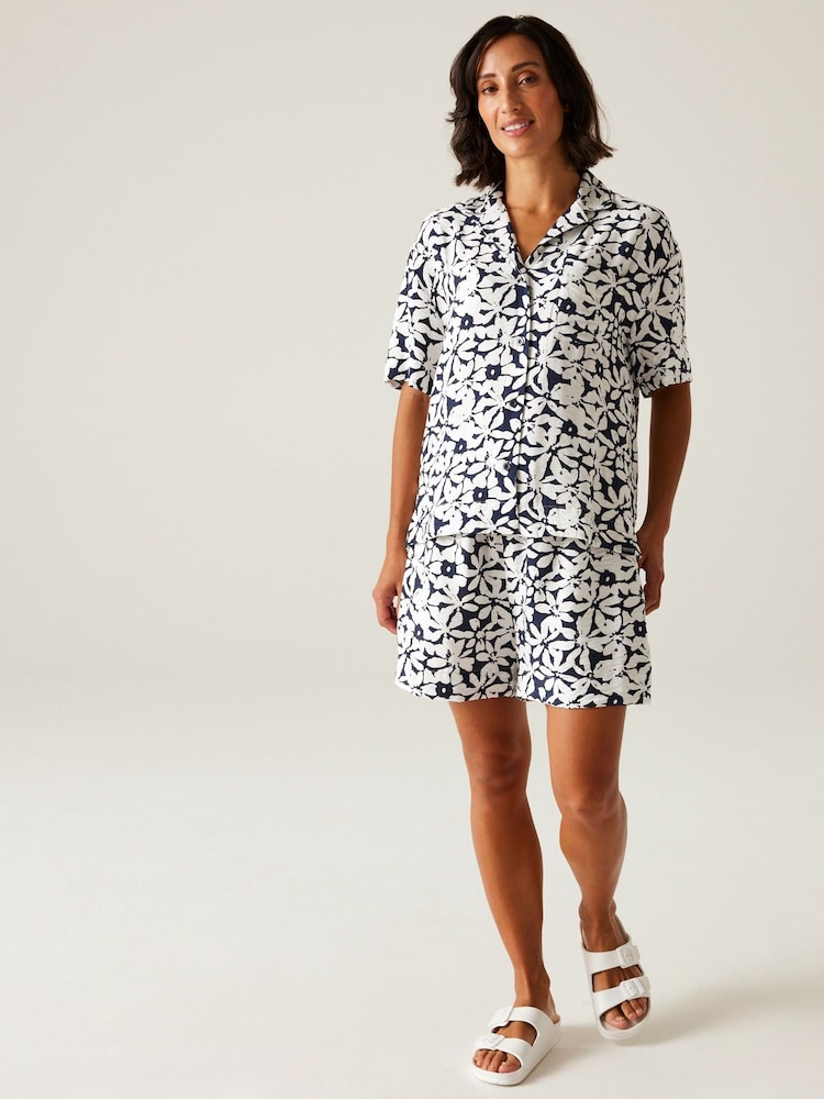 Regatta Black/White Womens Salise Shirt - Image 3 of 7