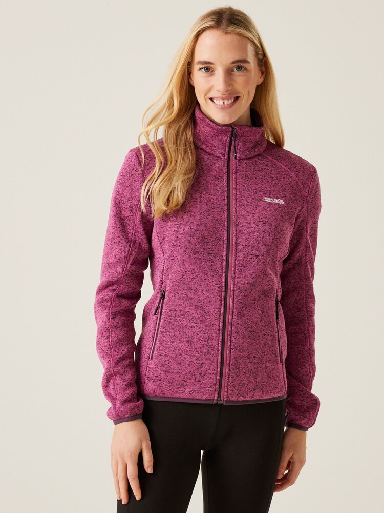 Regatta Purple Womens Newhill Full Zip Fleece - Image 1 of 7 Regatta Purple Womens Newhill Full Zip Fleece - Image 1 of 7