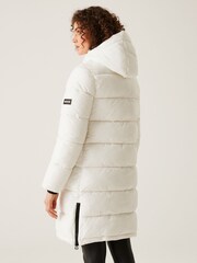 Regatta White Womens Mottere Long Line Heavyweight Jacket - Image 2 of 8