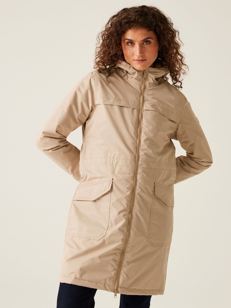 Regatta Cream Womens Romine II Waterproof Parka Jacket - Image 1 of 9